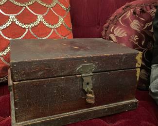 Galveston Historical Piece.   money box from the last black Madame of Galveston