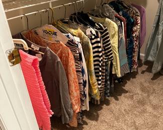 Clothing size small.  JJill, Soft Surroundings, Chicos, Loft