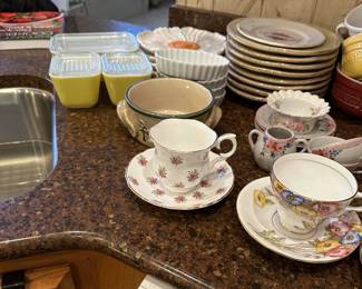 cup and saucer collection