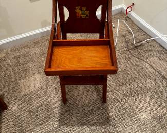 Doll high chair-vintage.