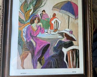 Patricia signed and framed