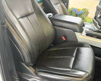 Interior of Ford F150 truck