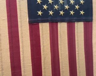 Framed large American Flag