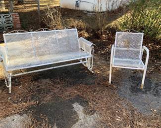Vintage Glider and Chair $ 225