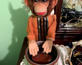 Monkey Playing drum