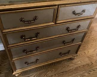 THEODORE ALEXANDER EGLOMISE CHEST!