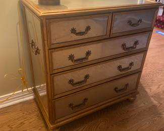 THEODORE ALEXANDER EGLOMISE CHEST!