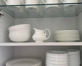 FITZ AND FLOYD WHITE CHINA