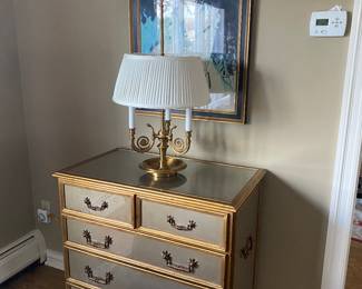 THEODORE ALEXANDER EGLOMISE CHEST!