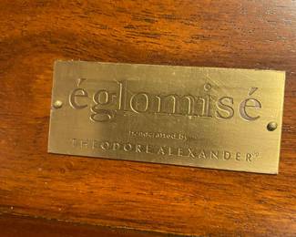 THEODORE ALEXANDER EGLOMISE CHEST!