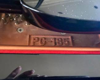 YOUNG CHANG PG-185 SERIAL#YG0128851. PRAMBERGER SIGNATURE SERIES BLACK LACQUER 52" X 78"D X 30"H BEAUTIFUL CONDITION! 24 YEARS OLD.