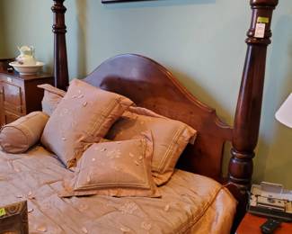 Paul Bunyan Bedroom suite - Queen Bed, one End Table, Dresser. and Chest -of-Drawers