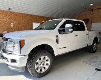 F250, 2017 with 61,000 miles in excellent condition. No dents or scrapes.