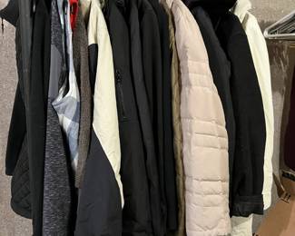 2 full racks of coats!