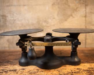 antique detecto scale