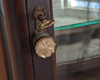 Beautiful mahogany display case