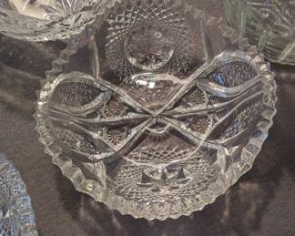 Vintage cut glass