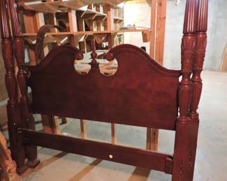 Queen headboard and footboard