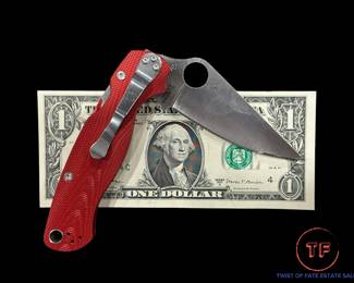 SPYDERCO Paramilitary 2 Aluminum Knife (C81ALPRD2) 
