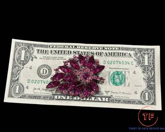 1960's WEISS Autumn Leaf Brooch