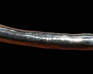 OPULENZA Sterling SILVER and Turquoise Bangel Bracelet