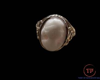 Vintage 10K GOLD Cameo Ring