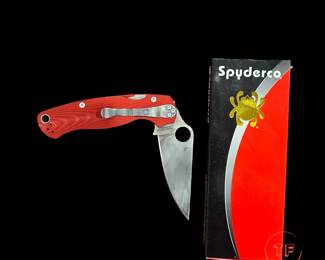SPYDERCO Paramilitary 2 Aluminum Knife (C81ALPRD2) 