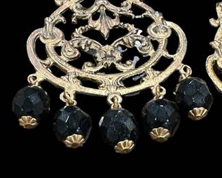 Vintage GRAZIANO Clip on Earrings