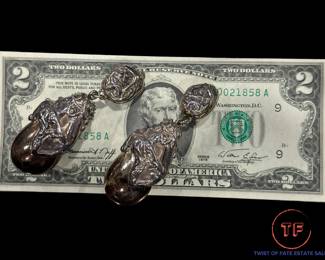 JOSEPH EUSTACE Sterling SILVER Clip on Earrings