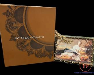 JAY STRONGWATER Cassandara Dragonfly Picture Frame with SWAROVSKI Crystals - NEW IN BOX