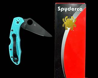 SPYDERCO Delica 4 Lightweight Knife (C11FPTLBK) 