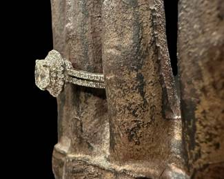 14K White GOLD Engagement Diamond Ring - 2 Total Carats