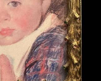 JAY STRONGWATER Cassandara Dragonfly Picture Frame with SWAROVSKI Crystals - NEW IN DUST BAG