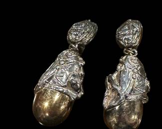 JOSEPH EUSTACE Sterling SILVER Clip on Earrings