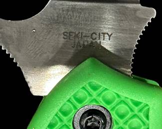 SPYDERCO Atlantic Salt Sheepsfoot Plain Blade Knife (C89FPGR) 