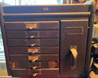 Antique Wood tool chest