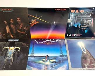 Rock Album Collection with The Eagles, Journey, REO Speedwagon
