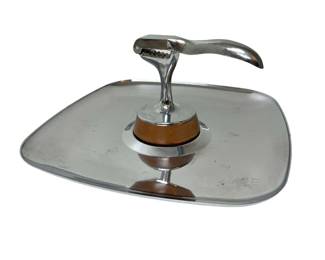 MCM Chrome Nutcracker Tray