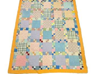 Vintage Quilt Throw Blanket