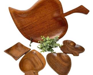 MCM Wooden Playing Card Pepper Serving Trays