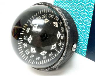 Vintage Metal Nautical Compass