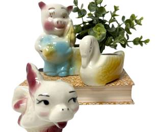 1930s Mini Whimsical Planters