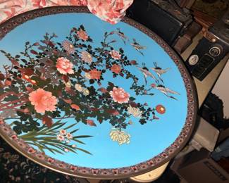 Huge Cloisonne Charger