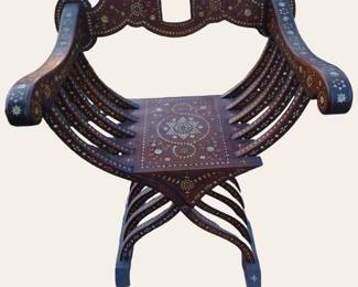 oooh! Tuscan Walnut? Amazing chair!! Just added to the sale by client, wonder what other goodies will show up...