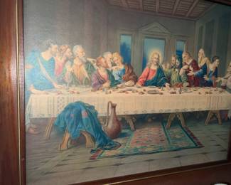 Last Supper framed