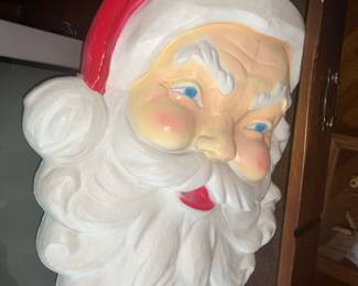 Vintage Santa Blow mold head : Everybody wants me....