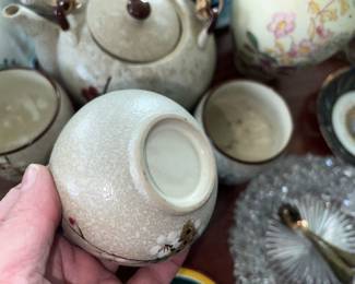 Chinese tea set bottoms