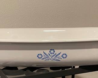 Corning Ware cornflower blue lasagna pan P-21