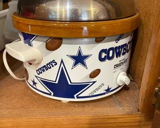 Dallas Cowboys themed Rival crock pot.
