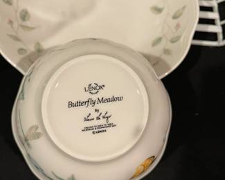 Butterfly Meadow by Lenox dish set - 12 place settings.